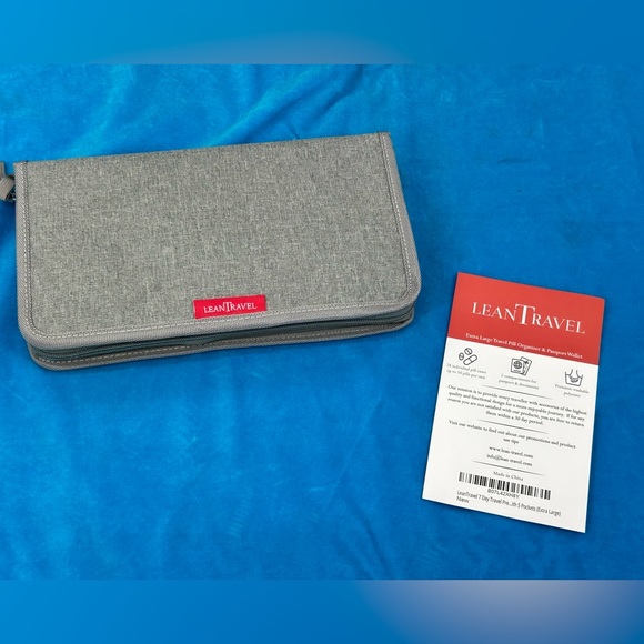 Lean Travel Accessories 5 For 25 Sale Lean Travel Xtra Large Travel Pill Sorter With Case